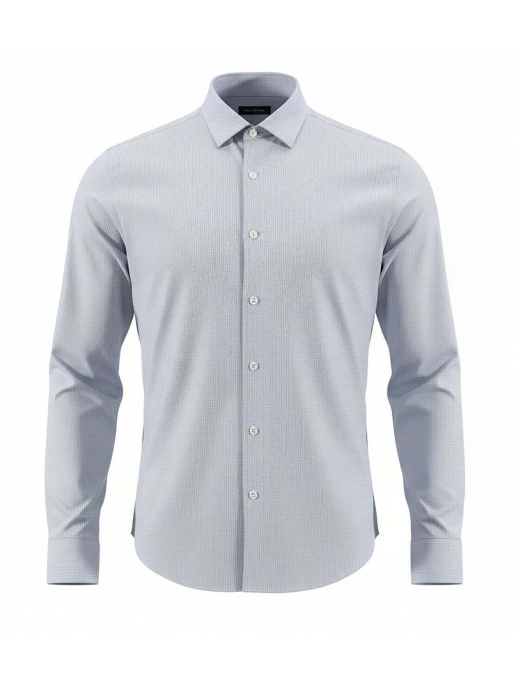 Express Men’s Large Extra Slim 1MX Shirt • Ice Slate Blue • Modern Stretch
